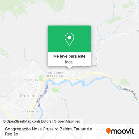 Congregação Nova Cruzeiro Belém mapa