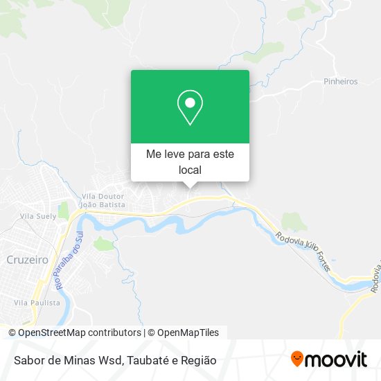 Sabor de Minas Wsd mapa