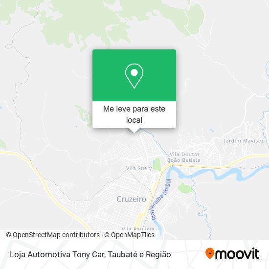 Loja Automotiva Tony Car mapa