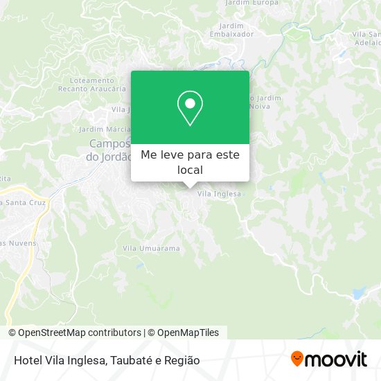 Hotel Vila Inglesa mapa