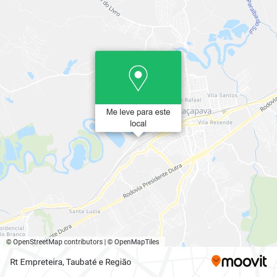 Rt Empreteira mapa