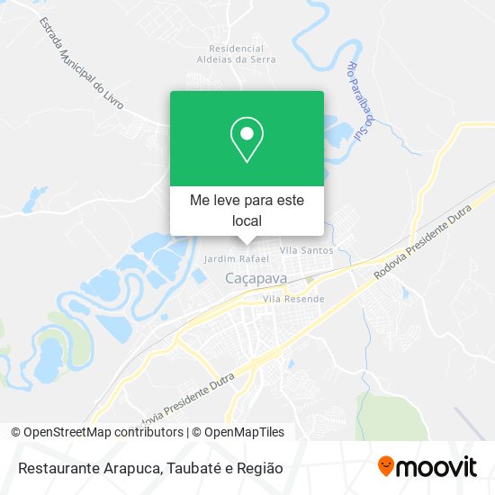 Restaurante Arapuca mapa