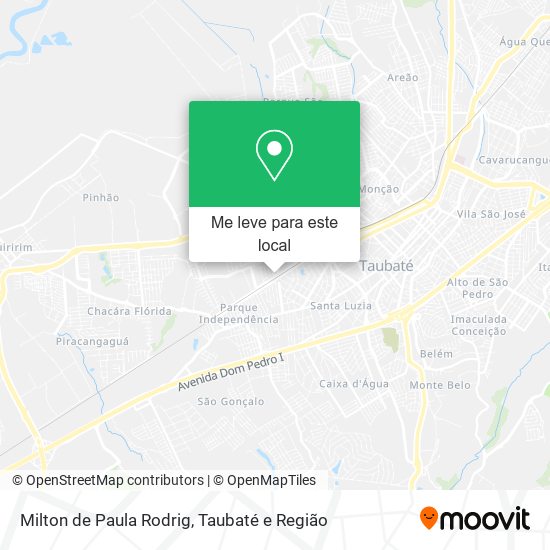 Milton de Paula Rodrig mapa