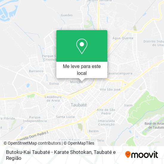 Butoku-Kai Taubaté - Karate Shotokan mapa