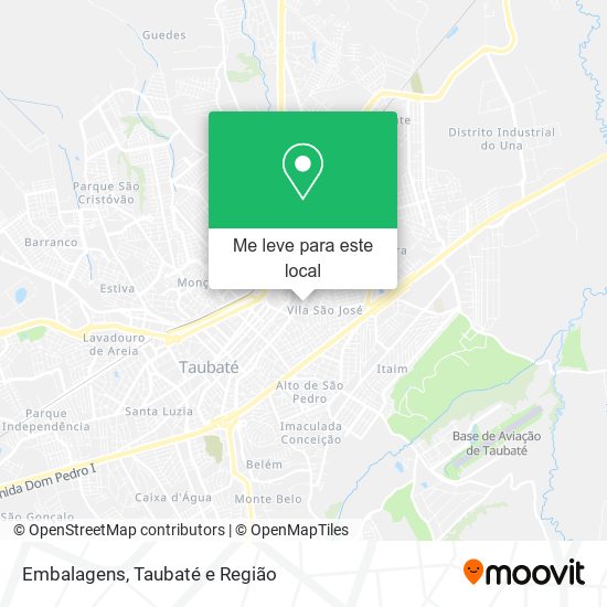 Embalagens mapa