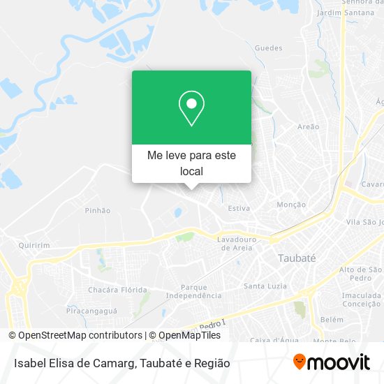 Isabel Elisa de Camarg mapa