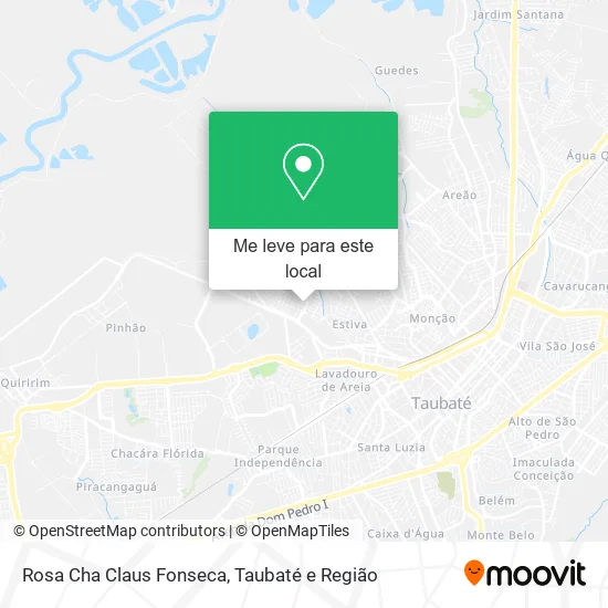 Rosa Cha Claus Fonseca mapa