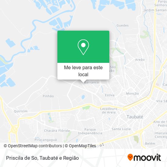 Priscila de So mapa