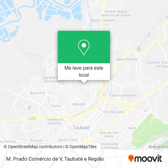 M. Prado Comércio de V mapa