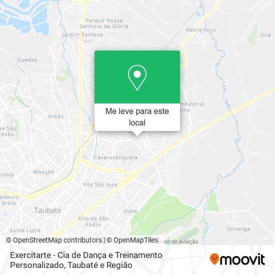 Exercitarte - Cia de Dança e Treinamento Personalizado mapa