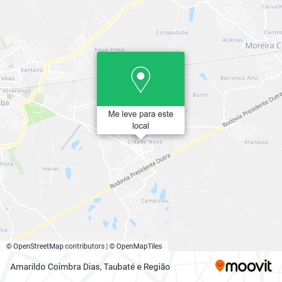 Amarildo Coimbra Dias mapa