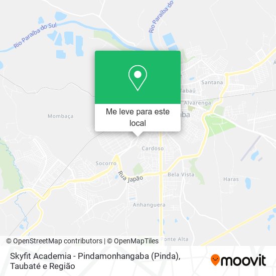 Skyfit Academia - Pindamonhangaba mapa