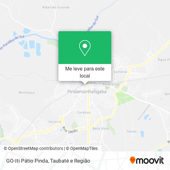 GO-Iti Pátio Pinda mapa