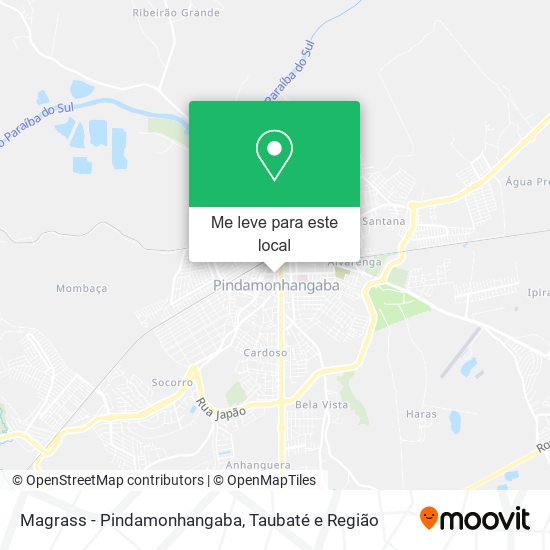 Magrass - Pindamonhangaba mapa
