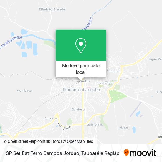 SP Set Est Ferro Campos Jordao mapa