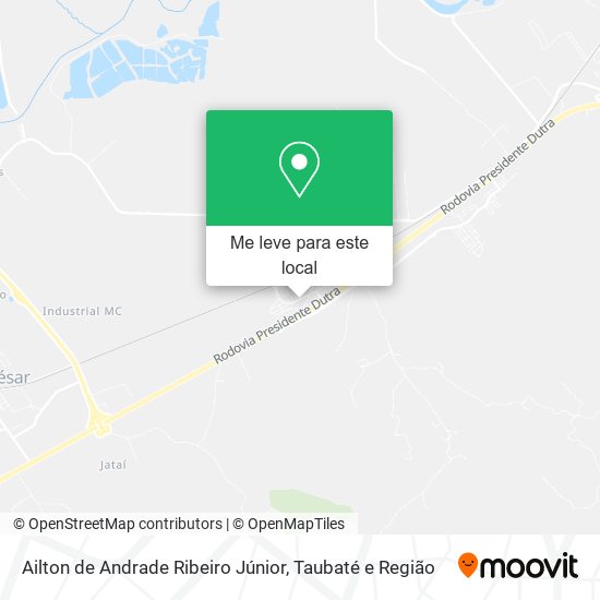 Ailton de Andrade Ribeiro Júnior mapa