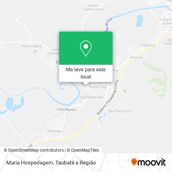Maria Hospedagem mapa