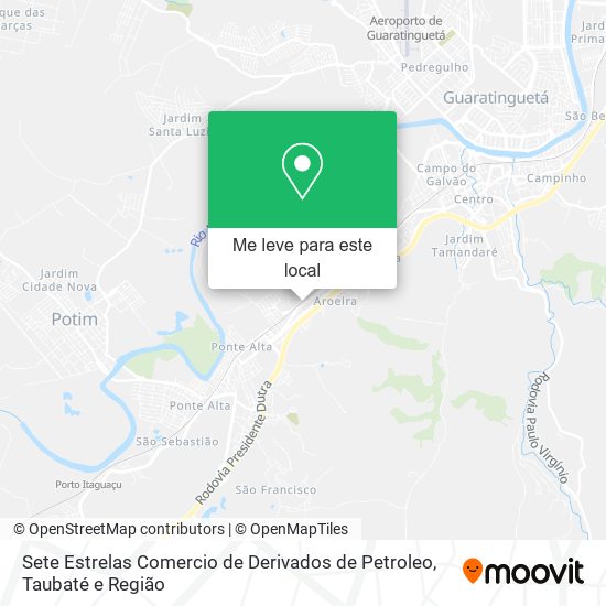 Sete Estrelas Comercio de Derivados de Petroleo mapa