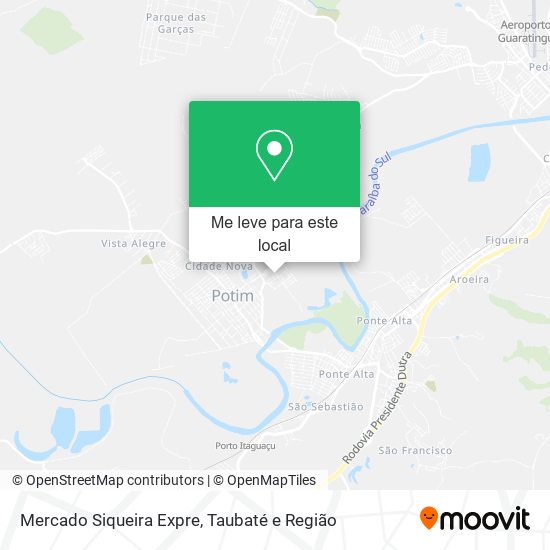 Mercado Siqueira Expre mapa