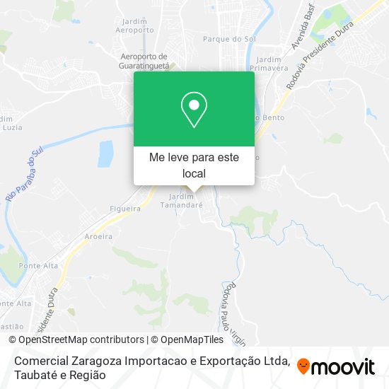 Comercial Zaragoza Importacao e Exportação Ltda mapa