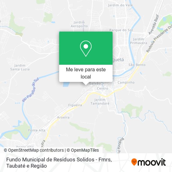 Fundo Municipal de Residuos Solidos - Fmrs mapa
