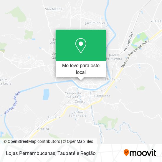 Lojas Pernambucanas mapa