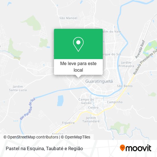 Pastel na Esquina mapa