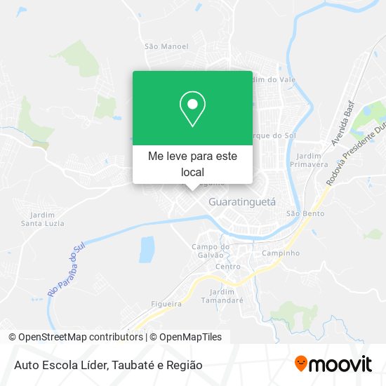 Auto Escola Líder mapa