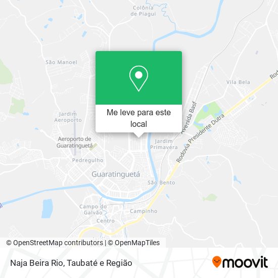 Naja Beira Rio mapa