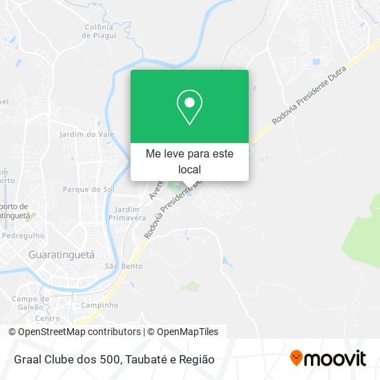 Graal Clube dos 500 mapa