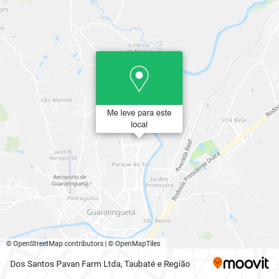 Dos Santos Pavan Farm Ltda mapa