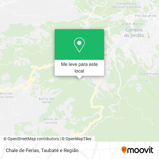 Chale de Ferias mapa