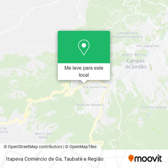 Itapeva Comércio de Ga mapa