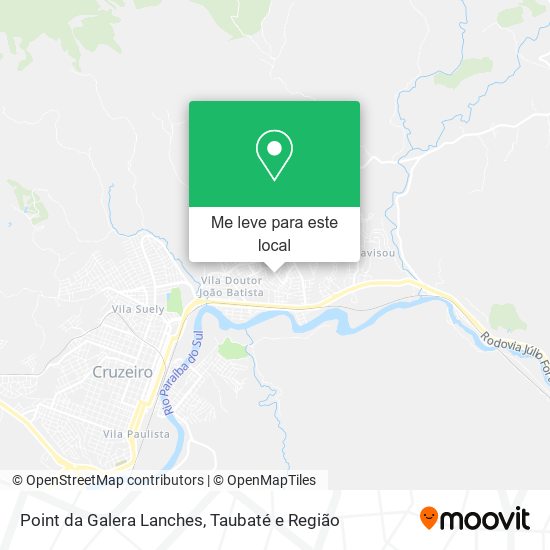 Point da Galera Lanches mapa