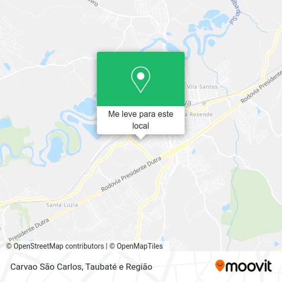 Carvao São Carlos mapa