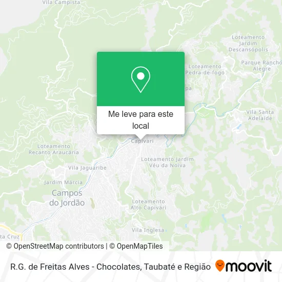 R.G. de Freitas Alves - Chocolates mapa