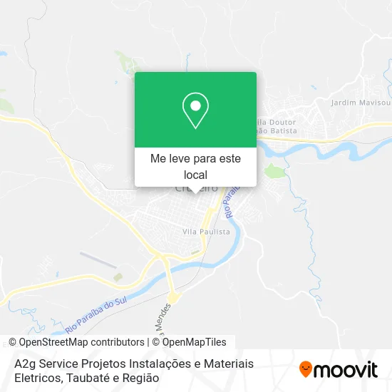 A2g Service Projetos Instalações e Materiais Eletricos mapa
