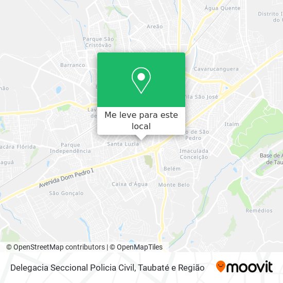 Delegacia Seccional Policia Civil mapa