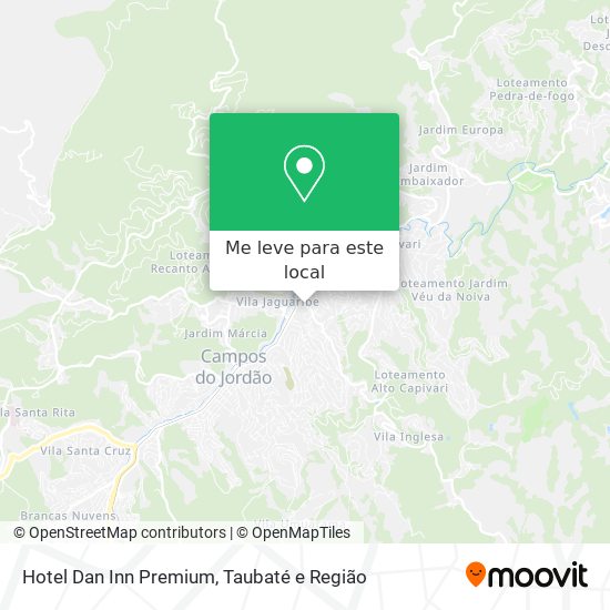 Hotel Dan Inn Premium mapa