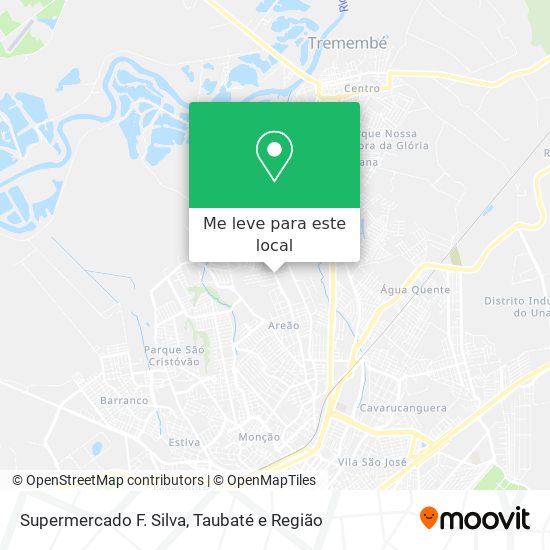 Supermercado F. Silva mapa