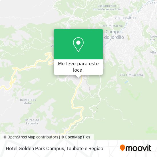 Hotel Golden Park Campus mapa