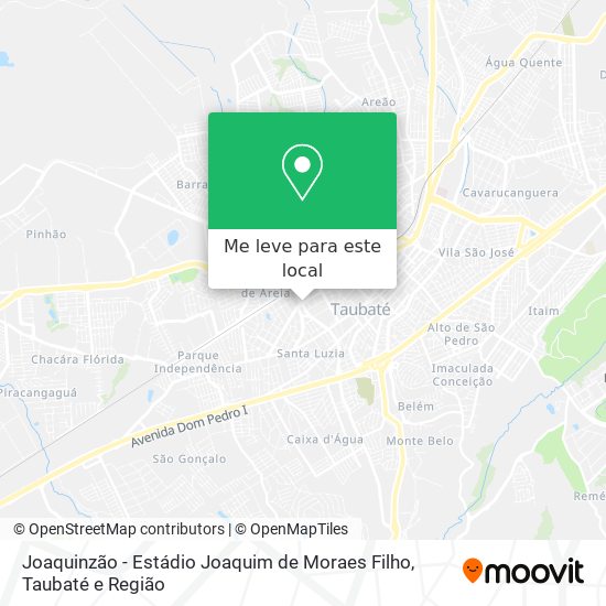 Joaquinzão - Estádio Joaquim de Moraes Filho mapa
