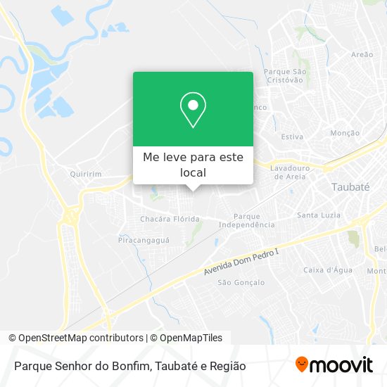 Parque Senhor do Bonfim mapa