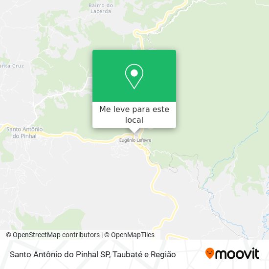 Santo Antônio do Pinhal SP mapa