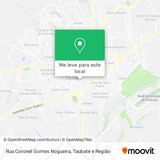 Rua Coronel Gomes Nogueira mapa