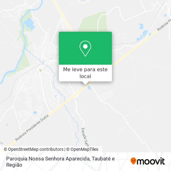 Paroquia Nossa Senhora Aparecida mapa