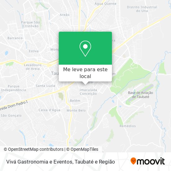 Vivá Gastronomia e Eventos mapa
