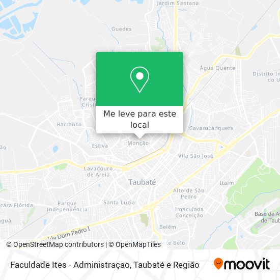 Faculdade Ites - Administraçao mapa
