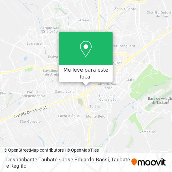Despachante Taubaté - Jose Eduardo Bassi mapa