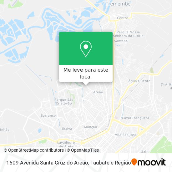 1609 Avenida Santa Cruz do Areão mapa